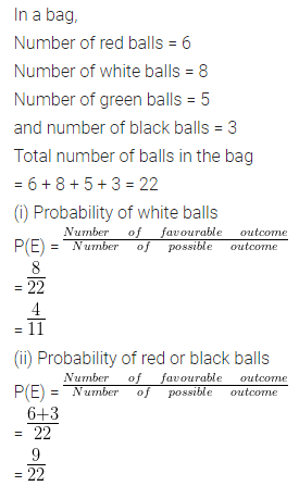 ML Aggarwal Class 10 Solutions for ICSE Maths Chapter 22 Probability Ex 22 14