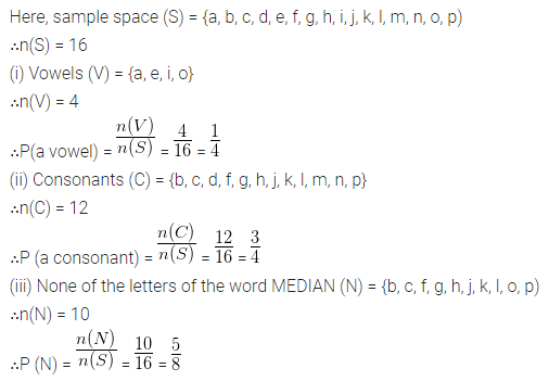 ML Aggarwal Class 10 Solutions for ICSE Maths Chapter 22 Probability Ex 22 28