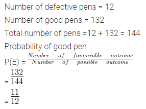 ML Aggarwal Class 10 Solutions for ICSE Maths Chapter 22 Probability Ex 22 4