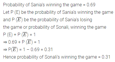 ML Aggarwal Class 10 Solutions for ICSE Maths Chapter 22 Probability Ex 22 6