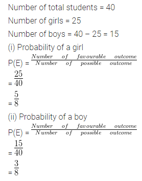 ML Aggarwal Class 10 Solutions for ICSE Maths Chapter 22 Probability Ex 22 8