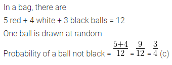 ML Aggarwal Class 10 Solutions for ICSE Maths Chapter 22 Probability MCQS 21