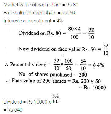 ML Aggarwal Class 10 Solutions for ICSE Maths Chapter 3 Shares and Dividends Ex 3 27