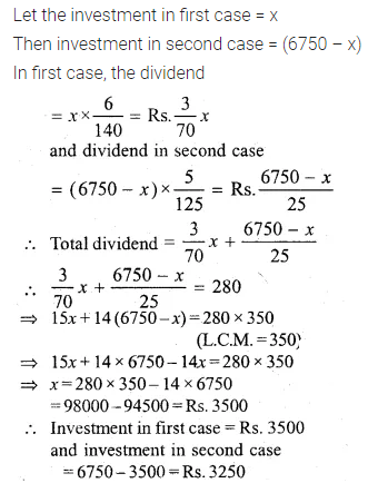 ML Aggarwal Class 10 Solutions for ICSE Maths Chapter 3 Shares and Dividends Ex 3 35