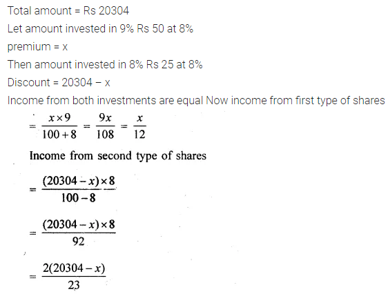 ML Aggarwal Class 10 Solutions for ICSE Maths Chapter 3 Shares and Dividends Ex 3 36