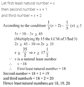 ML Aggarwal Class 10 Solutions for ICSE Maths Chapter 4 Linear Inequations Chapter Test 9