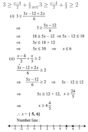 ML Aggarwal Class 10 Solutions for ICSE Maths Chapter 4 Linear Inequations Ex 4 16