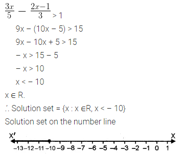 ML Aggarwal Class 10 Solutions for ICSE Maths Chapter 4 Linear Inequations Ex 4 22