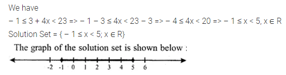 ML Aggarwal Class 10 Solutions for ICSE Maths Chapter 4 Linear Inequations Ex 4 25