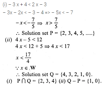 ML Aggarwal Class 10 Solutions for ICSE Maths Chapter 4 Linear Inequations Ex 4 34