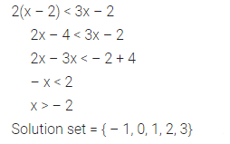 ML Aggarwal Class 10 Solutions for ICSE Maths Chapter 4 Linear Inequations Ex 4 5