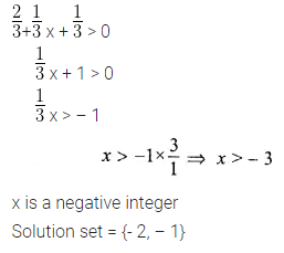 ML Aggarwal Class 10 Solutions for ICSE Maths Chapter 4 Linear Inequations Ex 4 6