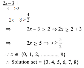 ML Aggarwal Class 10 Solutions for ICSE Maths Chapter 4 Linear Inequations Ex 4 7