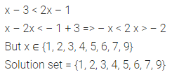 ML Aggarwal Class 10 Solutions for ICSE Maths Chapter 4 Linear Inequations Ex 4 9