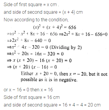 ML Aggarwal Class 10 Solutions for ICSE Maths Chapter 5 Quadratic Equations in One Variable Chapter Test 27