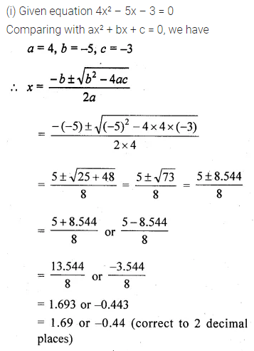 ML Aggarwal Class 10 Solutions for ICSE Maths Chapter 5 Quadratic Equations in One Variable Ex 5.3 18