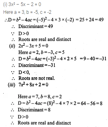 ML Aggarwal Class 10 Solutions for ICSE Maths Chapter 5 Quadratic Equations in One Variable Ex 5.4 1