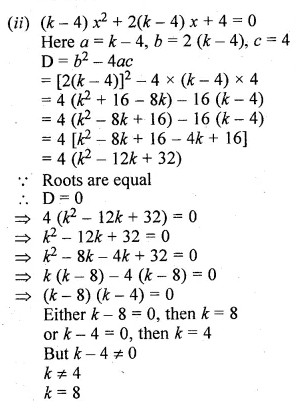 ML Aggarwal Class 10 Solutions for ICSE Maths Chapter 5 Quadratic Equations in One Variable Ex 5.4 8