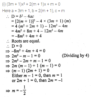 ML Aggarwal Class 10 Solutions for ICSE Maths Chapter 5 Quadratic Equations in One Variable Ex 5.4 9