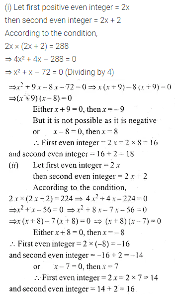 ML Aggarwal Class 10 Solutions for ICSE Maths Chapter 5 Quadratic Equations in One Variable Ex 5.5 2