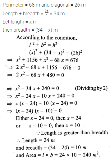 ML Aggarwal Class 10 Solutions for ICSE Maths Chapter 5 Quadratic Equations in One Variable Ex 5.5 23