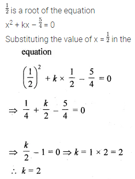 ML Aggarwal Class 10 Solutions for ICSE Maths Chapter 5 Quadratic Equations in One Variable MCQS 4