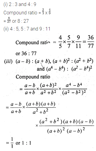 ML Aggarwal Class 10 Solutions for ICSE Maths Chapter 7 Ratio and Proportion Ex 7.1 2