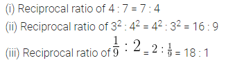 ML Aggarwal Class 10 Solutions for ICSE Maths Chapter 7 Ratio and Proportion Ex 7.1 7