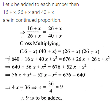 ML Aggarwal Class 10 Solutions for ICSE Maths Chapter 7 Ratio and Proportion Ex 7.2 13