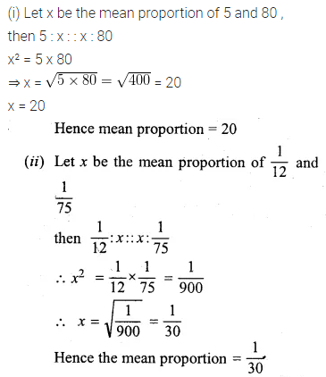 ML Aggarwal Class 10 Solutions for ICSE Maths Chapter 7 Ratio and Proportion Ex 7.2 6