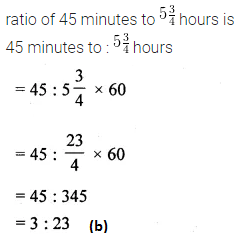 ML Aggarwal Class 10 Solutions for ICSE Maths Chapter 7 Ratio and Proportion MCQS 1