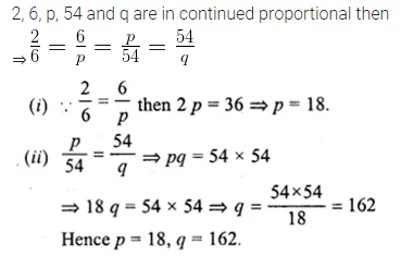 ML Aggarwal Class 10 Solutions for ICSE Maths Chapter 7 Ratio and Proportion MCQS 18