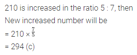ML Aggarwal Class 10 Solutions for ICSE Maths Chapter 7 Ratio and Proportion MCQS 3