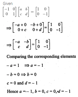 ML Aggarwal Class 10 Solutions for ICSE Maths Chapter 8 Matrices Chapter Test 15