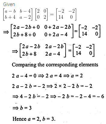 ML Aggarwal Class 10 Solutions for ICSE Maths Chapter 8 Matrices Chapter Test 16