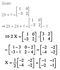 ML Aggarwal Class 10 Solutions for ICSE Maths Chapter 8 Matrices Chapter Test 3