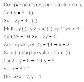 ML Aggarwal Class 10 Solutions for ICSE Maths Chapter 8 Matrices Ex 8.1 4