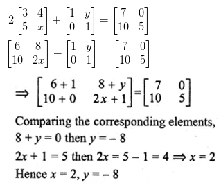 ML Aggarwal Class 10 Solutions for ICSE Maths Chapter 8 Matrices Ex 8.2 11