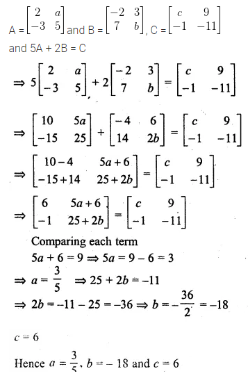 ML Aggarwal Class 10 Solutions for ICSE Maths Chapter 8 Matrices Ex 8.2 15