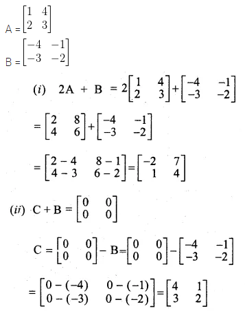 ML Aggarwal Class 10 Solutions for ICSE Maths Chapter 8 Matrices Ex 8.2 4