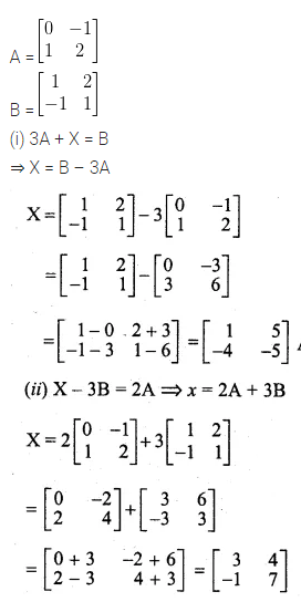 ML Aggarwal Class 10 Solutions for ICSE Maths Chapter 8 Matrices Ex 8.2 6