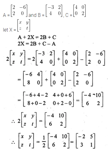 ML Aggarwal Class 10 Solutions for ICSE Maths Chapter 8 Matrices Ex 8.2 9