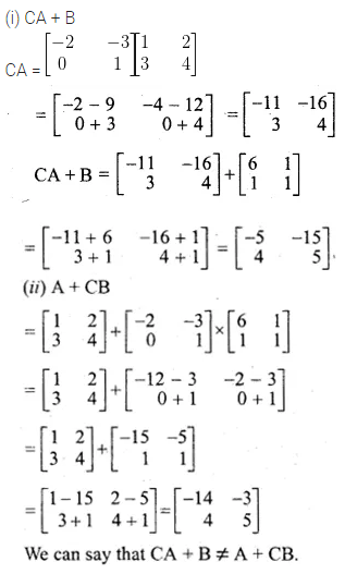 ML Aggarwal Class 10 Solutions for ICSE Maths Chapter 8 Matrices Ex 8.3 10