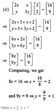 ML Aggarwal Class 10 Solutions for ICSE Maths Chapter 8 Matrices Ex 8.3 24