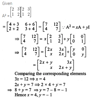 ML Aggarwal Class 10 Solutions for ICSE Maths Chapter 8 Matrices Ex 8.3 34