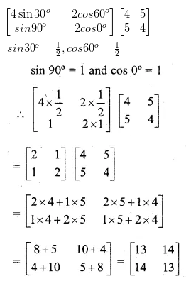 ML Aggarwal Class 10 Solutions for ICSE Maths Chapter 8 Matrices Ex 8.3 8