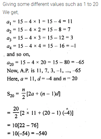 ML Aggarwal Class 10 Solutions for ICSE Maths Chapter 9 Arithmetic and Geometric Progressions Chapter Test 19