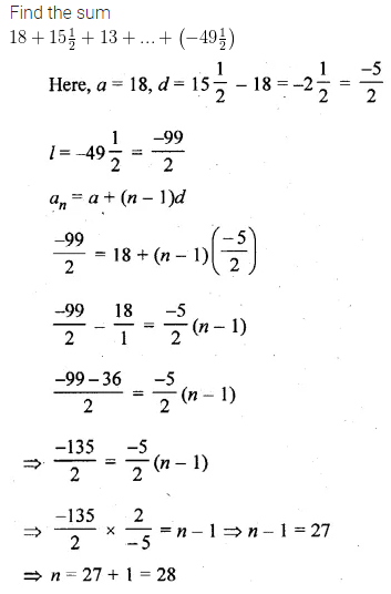 ML Aggarwal Class 10 Solutions for ICSE Maths Chapter 9 Arithmetic and Geometric Progressions Chapter Test 20