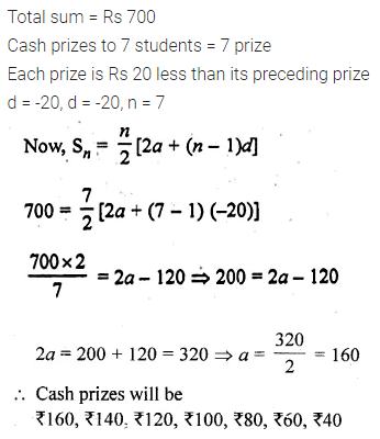 ML Aggarwal Class 10 Solutions for ICSE Maths Chapter 9 Arithmetic and Geometric Progressions Chapter Test 36