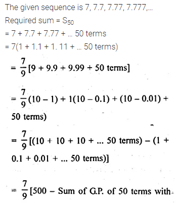 ML Aggarwal Class 10 Solutions for ICSE Maths Chapter 9 Arithmetic and Geometric Progressions Chapter Test 46